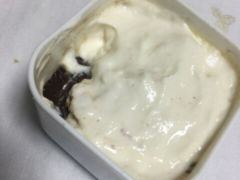 マシュマロ豆乳ヨーグルトとチョコレート寒天